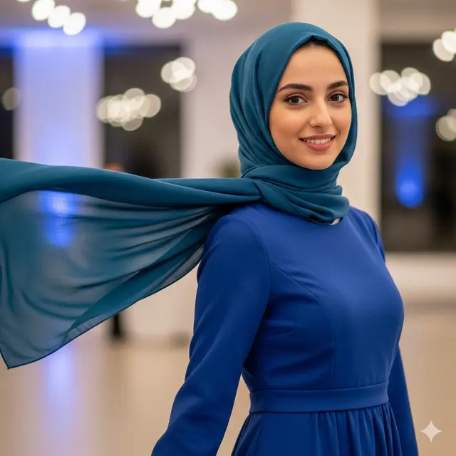 Tren Baju Kondangan Wanita Hijab Simpel Elegan 2025 (Image by Gemini)