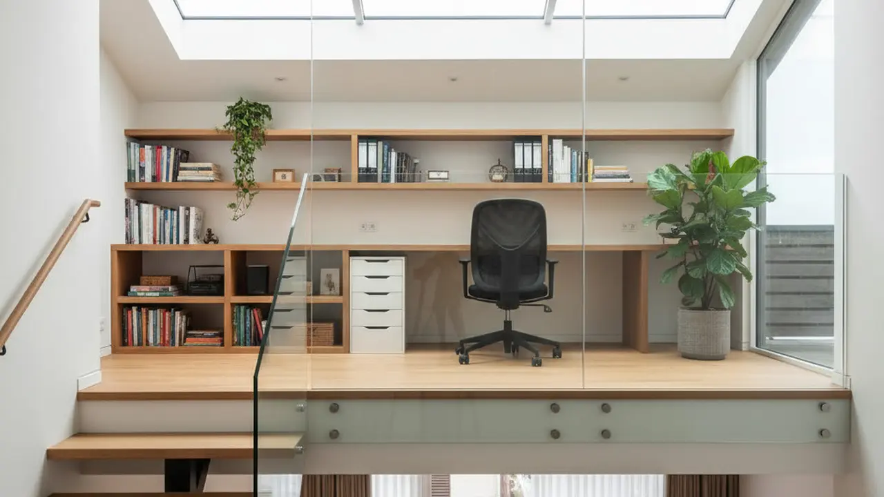 inspirasi desain mezzanine untuk ruang kerja