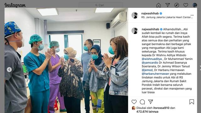 Unggahan Najwa Shihab. (Foto: Instagram @najwashihab)