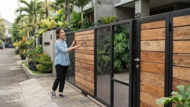 Cara Menyiasati Pagar Rumah Berbiaya Minim agar Tampil Modern