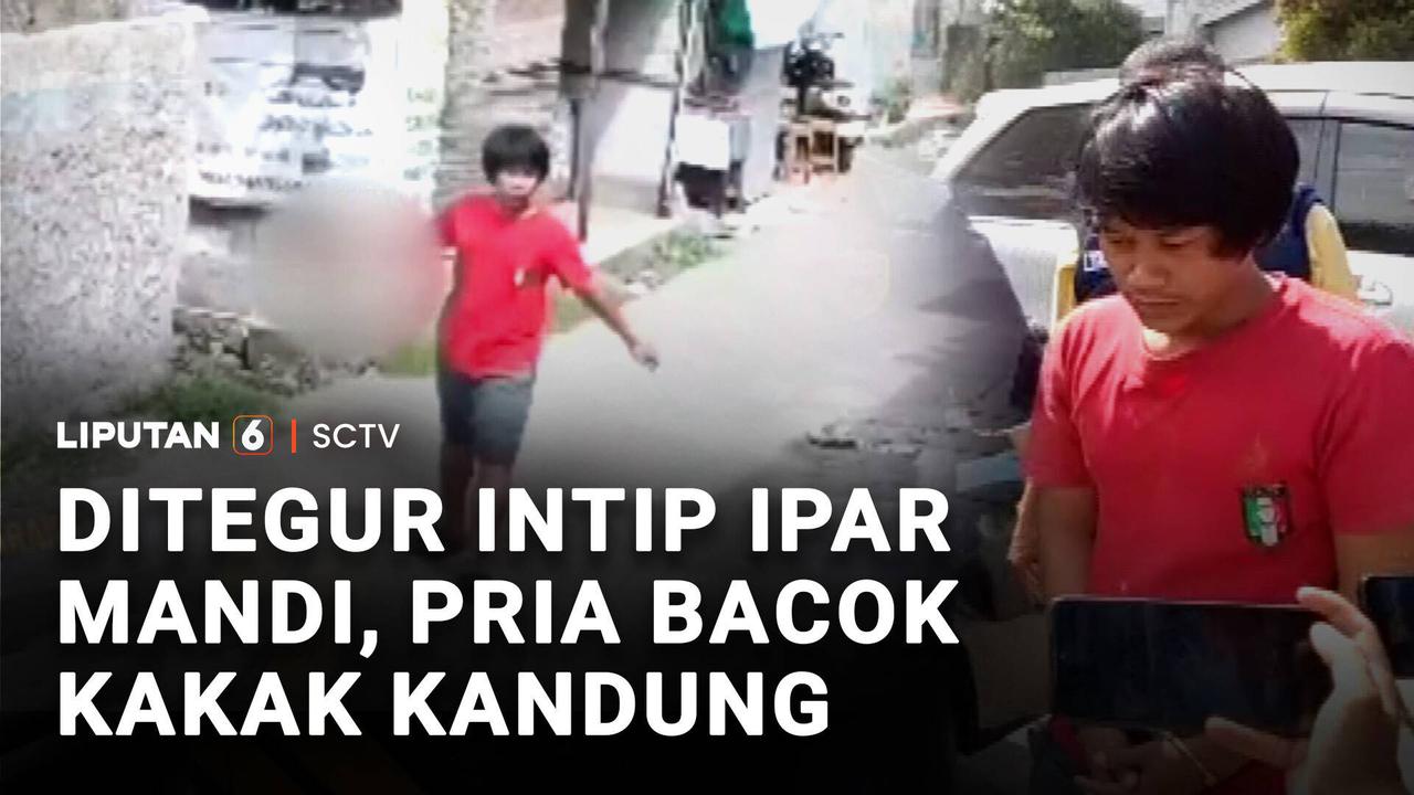 Ditegur Intip Ipar Mandi, Pria Bacok Kakak Kandung