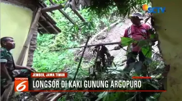 Longsor susulan kini mengancam sekitar 25 kepala keluarga. Karena sejumlah retakan tanah sudah terdeteksi.