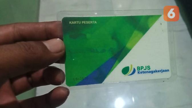 Kartu Peserta BPJS Ketenagakerjaan. (Foto: Heri Susanto/ Liputan6.com).