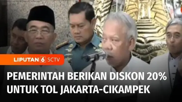 VIDEO: Pemerintah Berikan Diskon Tarif Tol 20 Persen Saat Mudik