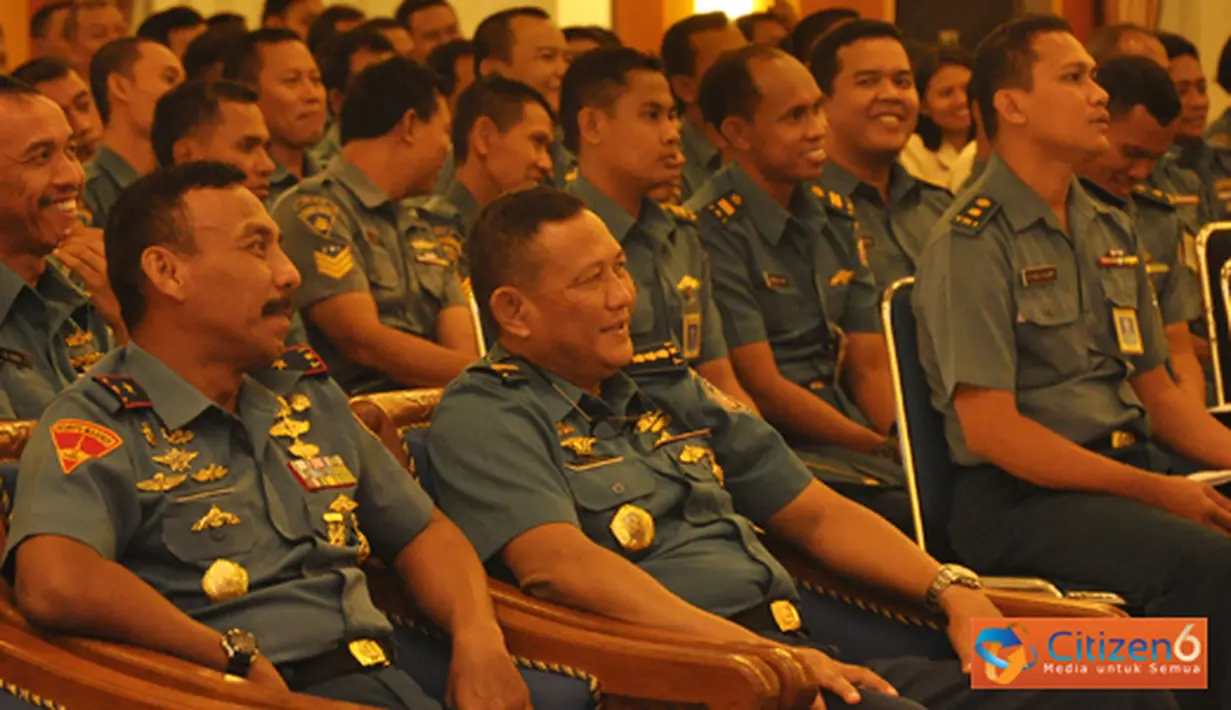 Citizen6, Surabaya: Kegiatan ini merupakan pertemuan pertama kali dengan prajurit dan PNS di jajaran Kodikdukum setelah Laksda TNI Djoko Teguh Wahojo menjabat Dankobangdikal Juni lalu. (Pengirim: Penkobangdikal)