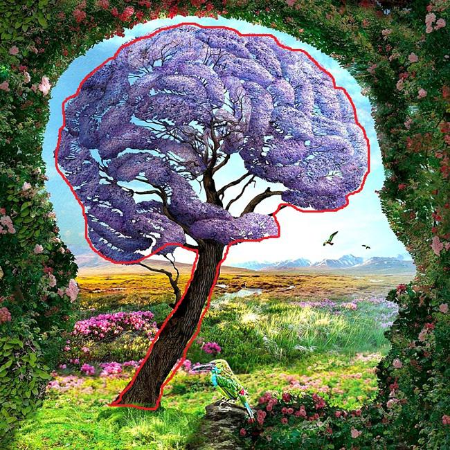 Otak atau pohon/copyright themindsjournal.com