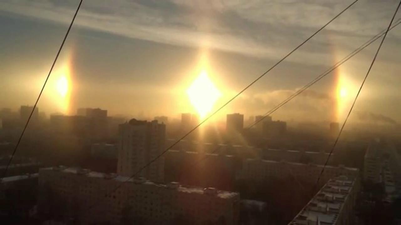 Unik, Ada 3 Matahari di Kota Ini *VIDEO