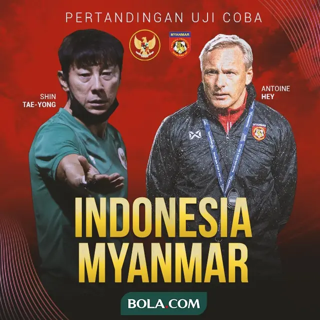 Uji Coba - Timnas Indonesia Vs Myanmar - Head to Head Pelatih