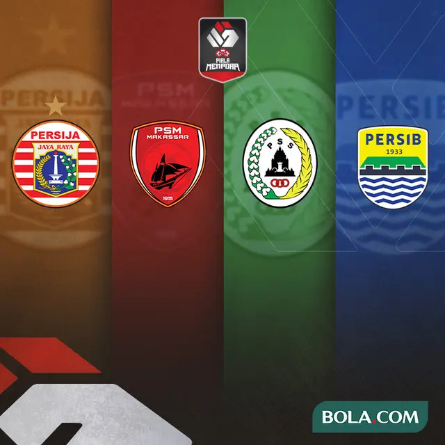Piala Menpora - Ilustrasi Logo Tim Ke Semifinal
