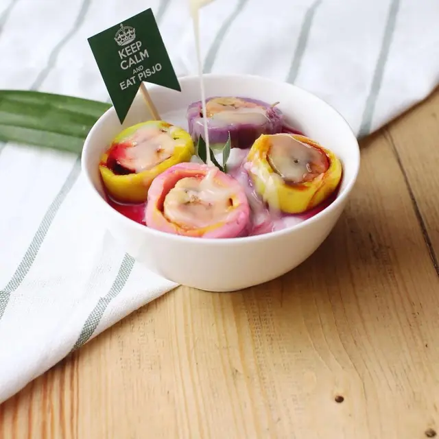Es pisang ijo