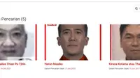 KPK Umumkan Lima DPO, Masyarakat Bisa Lapor ke Sini