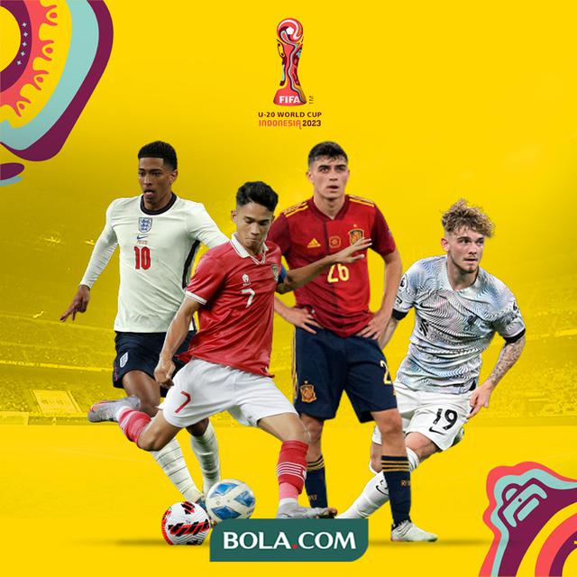 Piala Dunia U-20 - Jude Bellingham, Marselino Ferdinan, Wilfried Gnonto, Harvey Elliott, Pedri