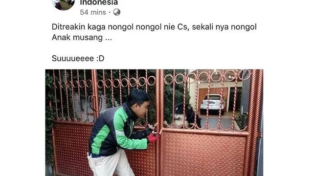 Ketemu Anjing, Ini 5 Aksi Kocak yang Dilakukan Ojol