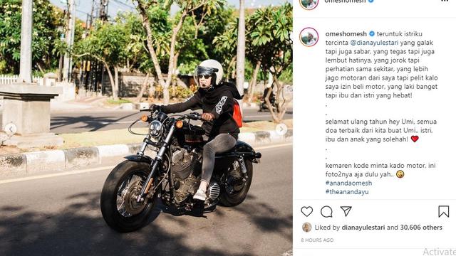 Ananda Omesh - Dian Ayu Lestari (Foto: Instagram/@omeshomesh)