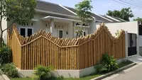 9 Model Pagar Rumah Subsidi dari Bambu Tapi Tetap Estetik, Murah dan Ramah Lingkungan