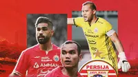 Persija Jakarta - Riko Simanjuntak, Yusuf Helal, Andritany Ardhiyasa (Bola.com/Decika Fatmawaty)