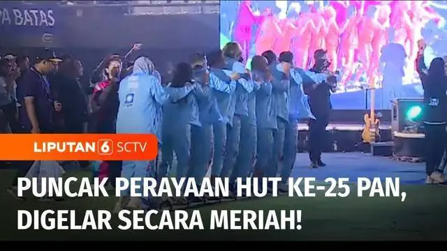 VIDEO: Puncak HUT Ke-25, PAN Gelar Lomba Balap Bakiak, Tarik Tambang, hingga Galasin