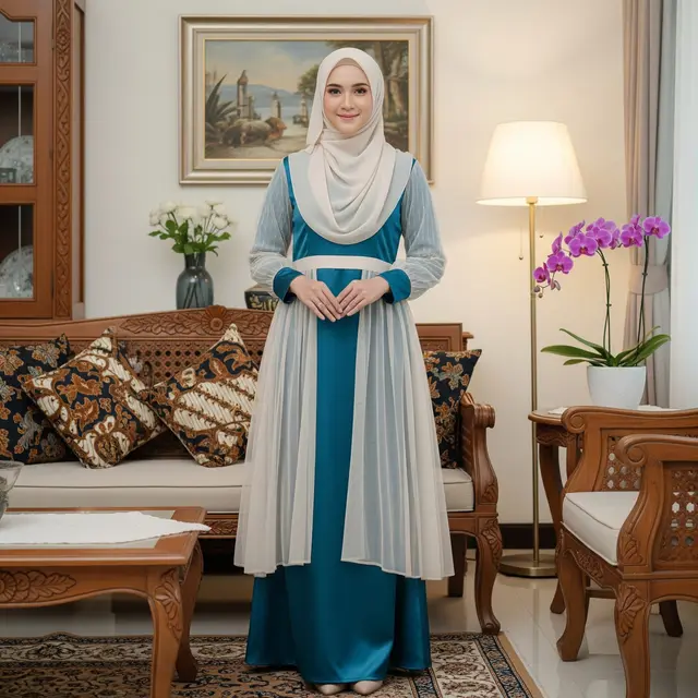 9 Kombinasi Warna Tile dan Satin untuk Baju Lebaran 2026, Elegan di Hari Raya