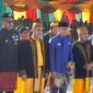 Wali Kota Tarakan, Khairul menghadiri puncak festival Iraw Tengkayu XII. (Foto: Istimewa)
