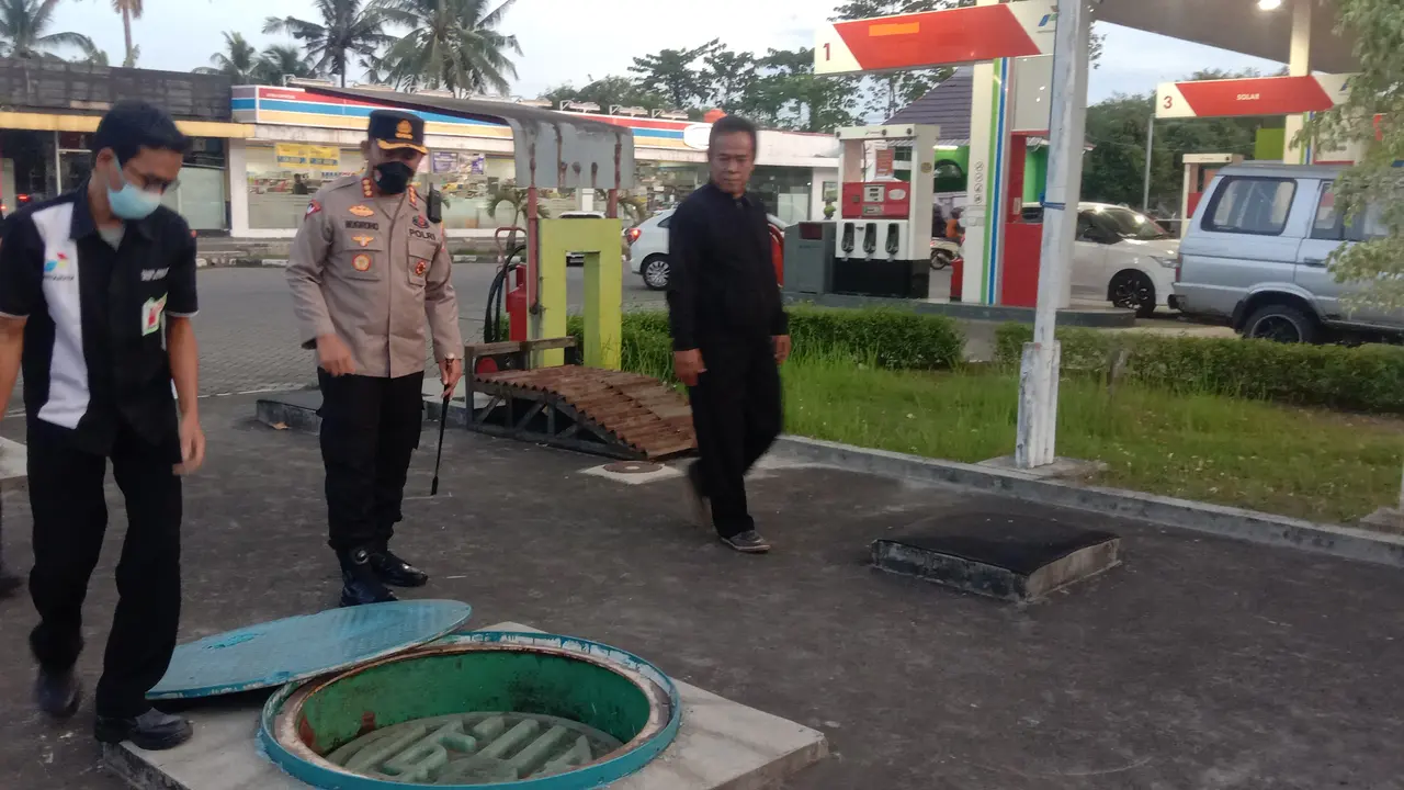 Kapolresta Kota Serang berkeliling ke 27 SPBU yang ada di Kota Serang
