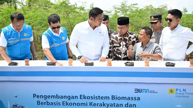 PLN Energi Primer Indonesia (PLN EPI), bersama Kementerian Pertanian (Kementan) meresmikan program Pengembangan Ekosistem Biomassa Berbasis Ekonomi Kerakyatan dan Pertanian Terpadu. (Foto: PLN)