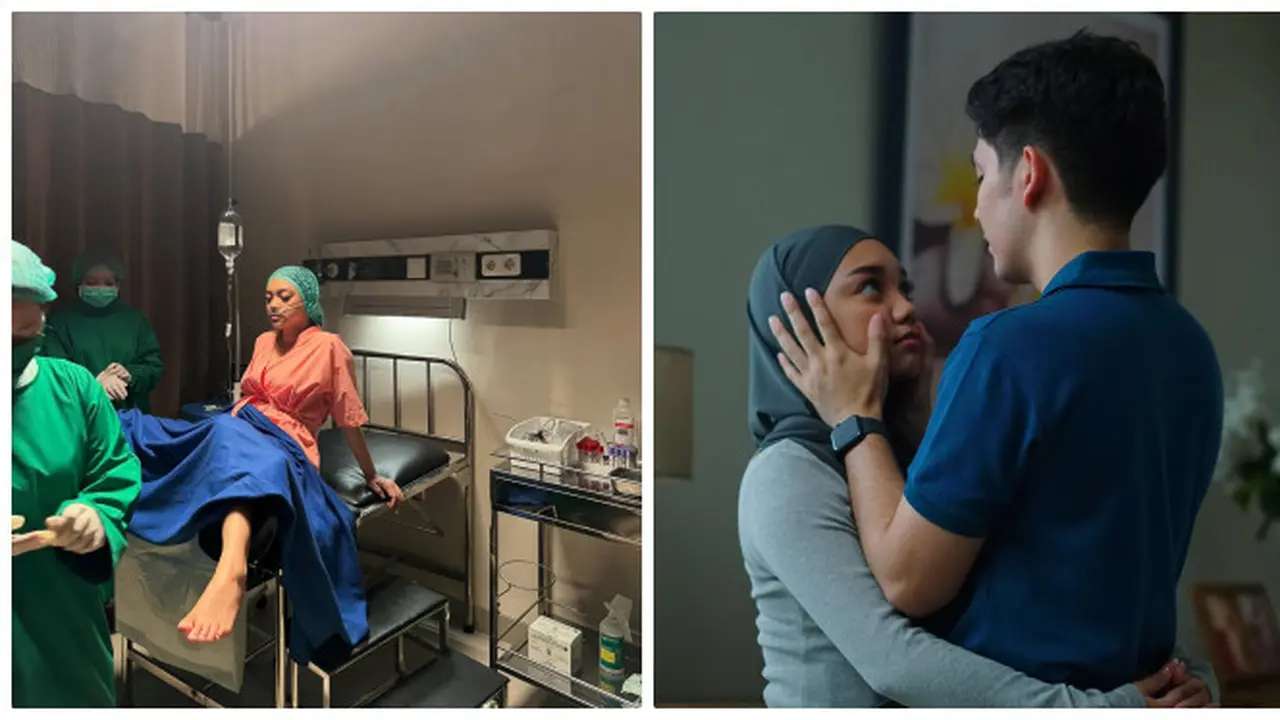 6 Potret Naura Ayu di Balik Layar Series Santri Pilihan Bunda 2