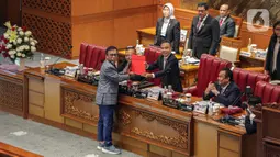 Wakil Ketua DPR Sufmi Dasco Ahmad memimpin rapat paripurna kali ini. (Liputan6.com/Faizal Fanani)