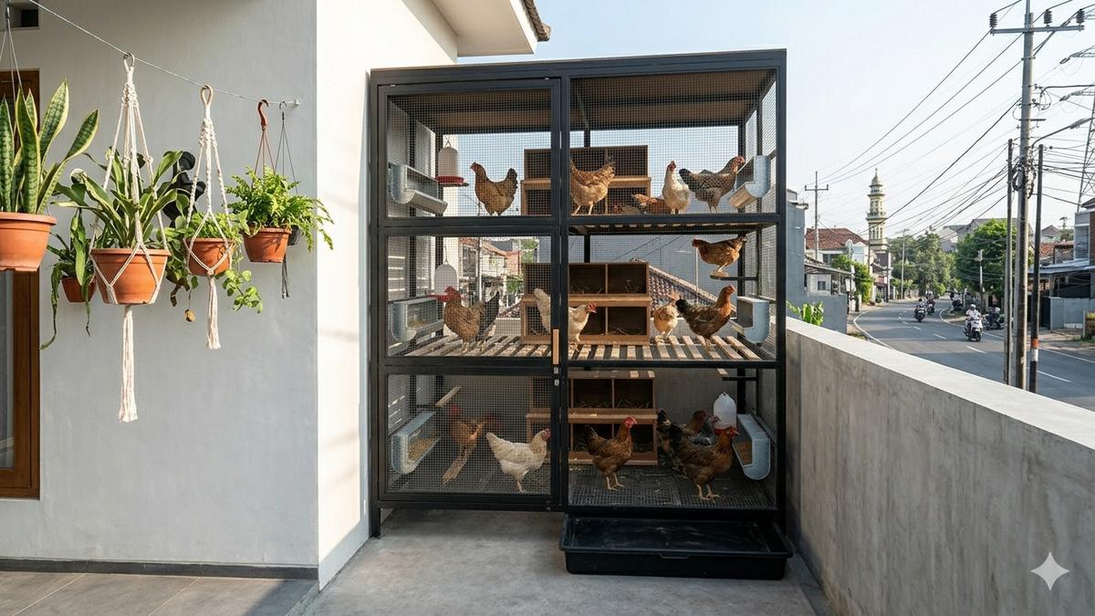 6 Kombinasi Urban Farming dan Ternak Mini untuk Rumah Type 36, Hemat Lahan dan Bisa Panen Kapanpun