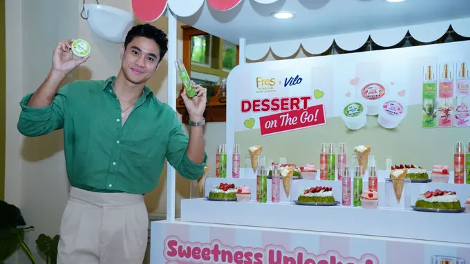 Fres & Natural Rilis Dessert Collection, Kolaborasi dengan Vilo Gelato Hadirkan Tiga Wewangian Dessert