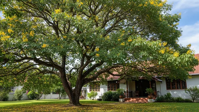 Pohon Angsana (Pterocarpus indicus)/Gemini AI