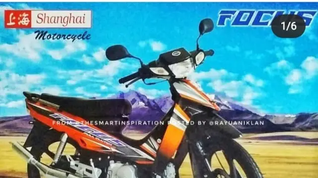 Shanghai Focus, mirip juga dengan Yamaha Fiz R
