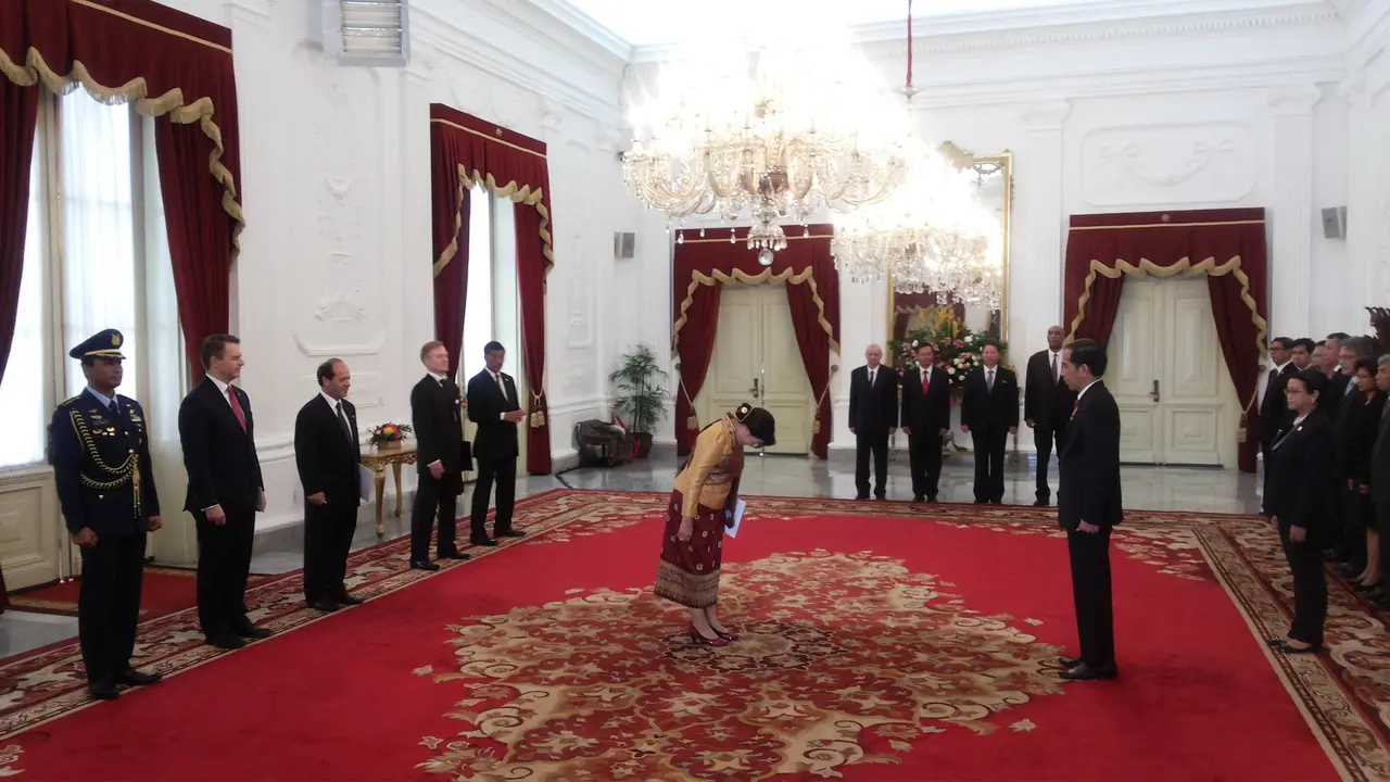 Presiden Jokowi menerima dubes baru untuk Indonesia
