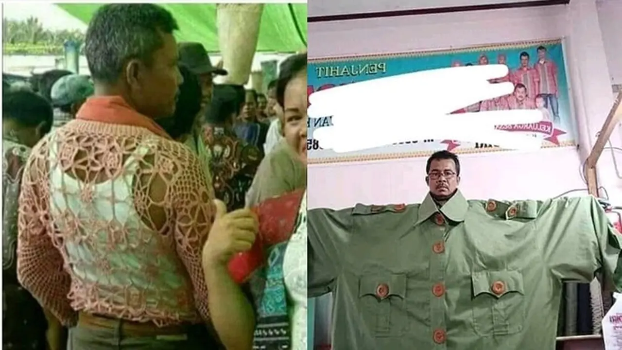 6 Gaya Pakaian Bapak-Bapak Ini Kelewat Unik, Bikin Ngakak