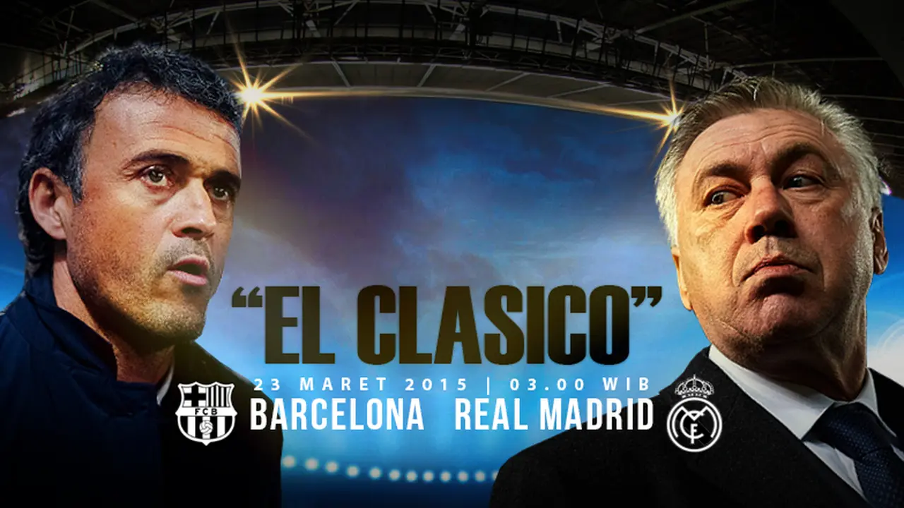 Prediksi Barcelona Vs Real Madrid (Pelatih)