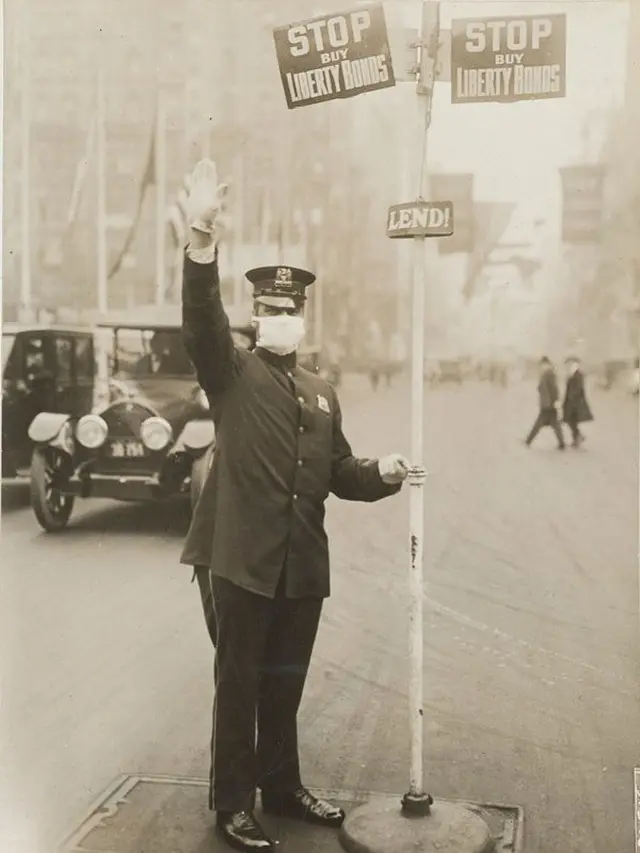 Flu Spanyol pada 1918. (Foto: National Archives)