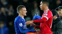 Bek MU Angkat Jempol Buat Jamie Vardy 