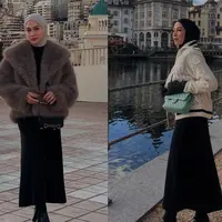 Nina Zatulini bersama keluarga tercinta habiskan liburan akhir tahun dengan terbang ke Eropa. Penampilannya tuai sorotan karena terlihat fashionable dalam balutan hijab [@ninazatulini22]