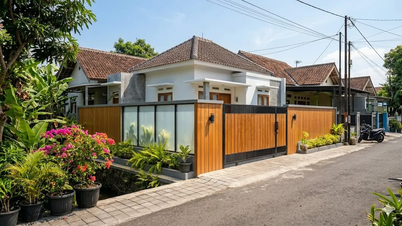 Inspirasi Pagar Rumah Kecil yang Tetap Terang Tanpa Mengurangi Privasi