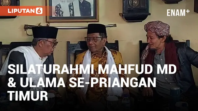 Ulama dan Santri Sambut Meriah Kunjungan Mahfud MD ke Pesantren di Ciamis