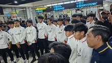 Timnas Indonesia U-20 mendarat di Bandara Soekarno-Hatta, Tangerang, Banten, Selasa (8/9/2026) sekira pukul 16.56 WIB. (Bola.com/Hery Kurniawan)