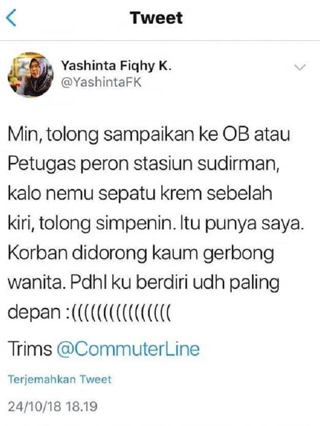 Kerasnya Penumpang Gerbong Wanita, Sampai Ada Drama Hilang Sepatu bak Cinderella