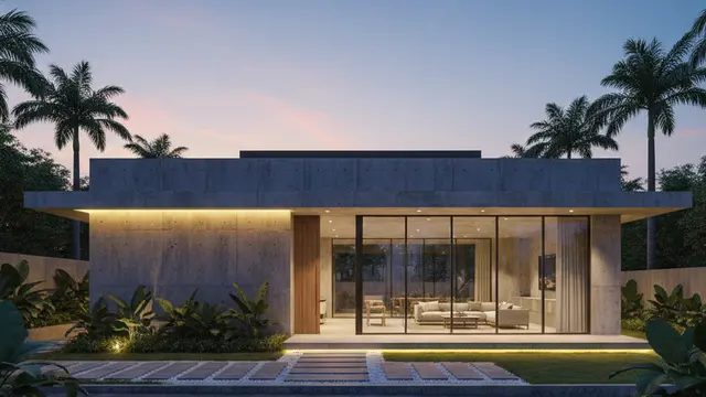 7 Gambar Rumah Minimalis Modern Kekinian dengan Aksen Beton Ekspos, Tampil Elegan Tanpa Banyak Dekorasi