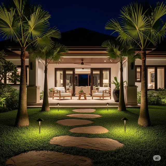 Taman Depan Bergaya Resort