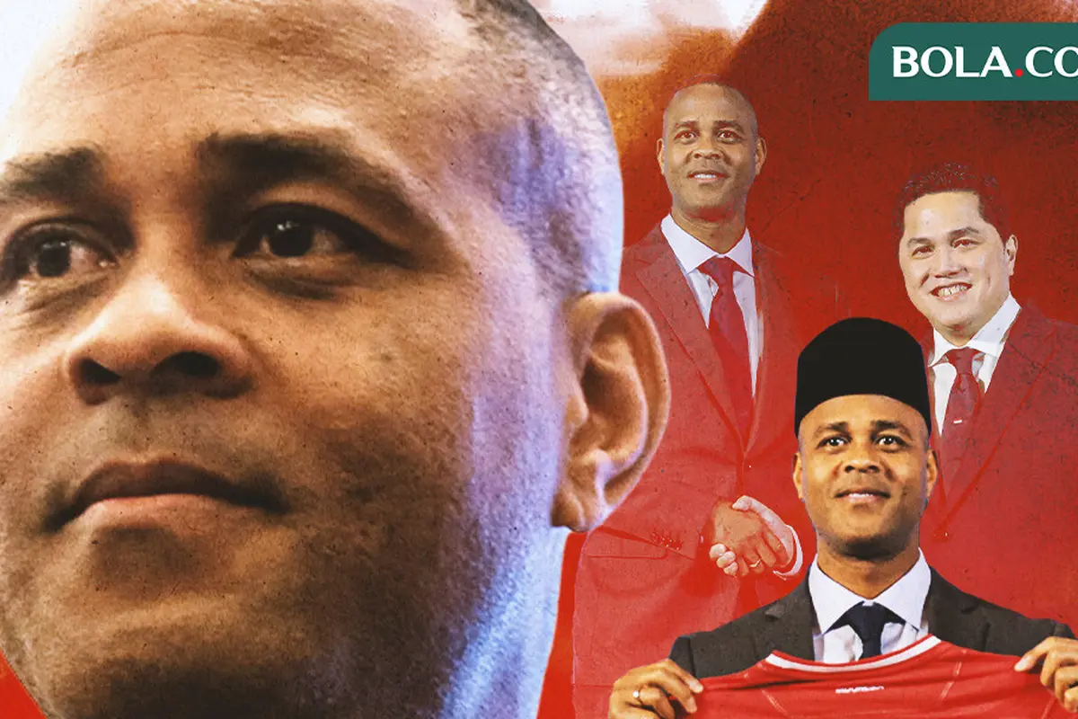 Timnas Indonesia - Ilustrasi Patrick Kluivert Pas Perkenalan