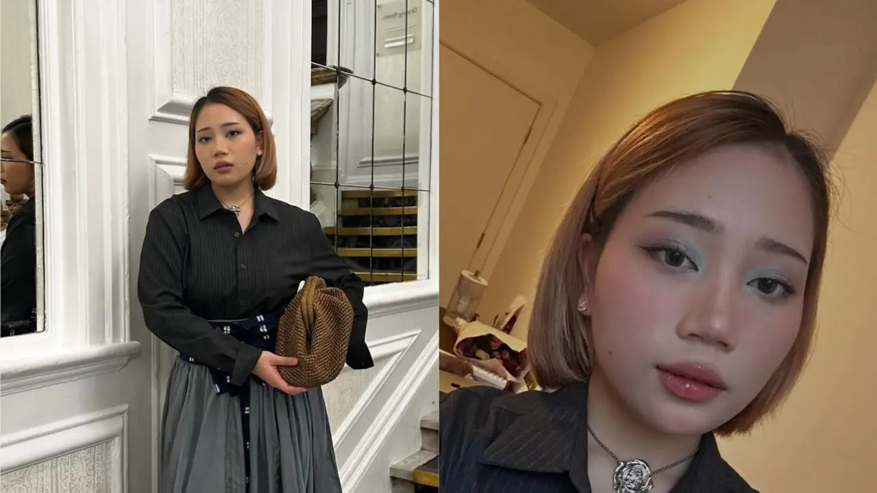 Camillia Laetitia Azzahra, Putri Ridwan Kamil, Tampil Makin Ekspresif dengan Icy Blue Eye Hadiri London Fashion Awards