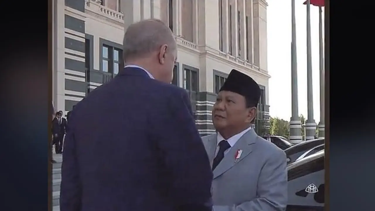 Gestur Presiden Turki Erdogan Waktu Prabowo Mau Pamitan Pulang Jadi Sorotan: Kayak Tak Mau Pisah.