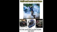 Meme Otomotif Pekan Ini: Ikut Demo Pakai Helm Rp9 Jutaan