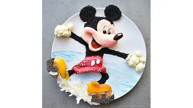 7 Kreasi Makanan Sehat Berbentuk Kartun Ini Kreatif Banget