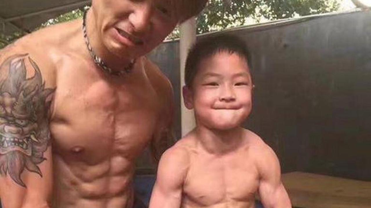 Chen Yi, bocah bertubuh kekar di China. (Sohu)