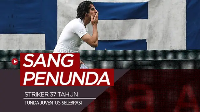 VIDEO: Striker 37 Tahun Tunda Juventus Selebrasi Juara